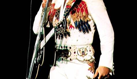 This is the embroidered American Eagle jumpsuit from 1974. | Elvis