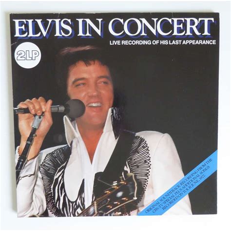 elvis in concert vinyl