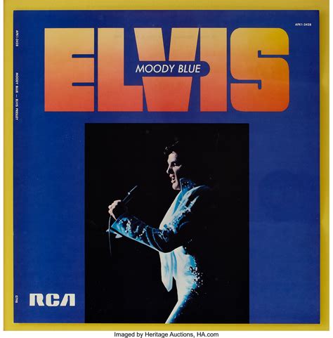 elvis moody blue vinyl record value