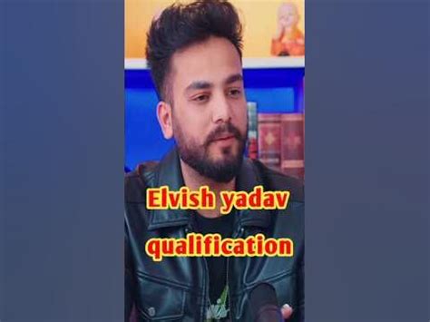 elvish yadav education qualification