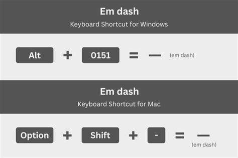 Em Dash Shortcut