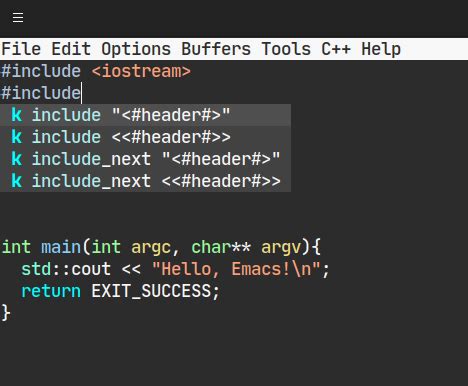 Emacs Enable Auto-Complete-Mode