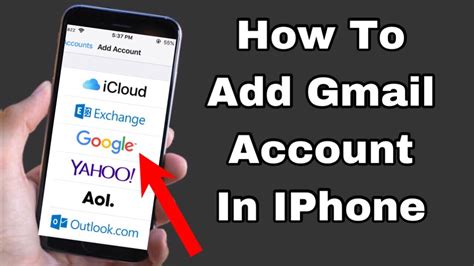 email account sign in gmail on iphone