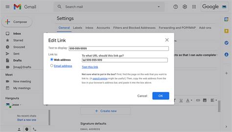 Email Extension Number