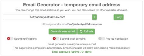 email generator temporary email address