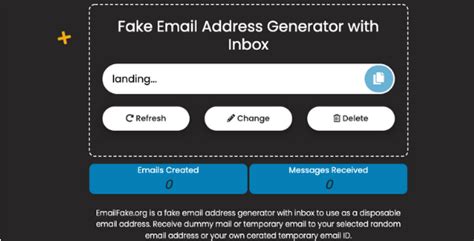 email generator with inbox temporary