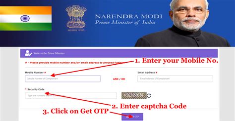 email id of narendra modi prime minister