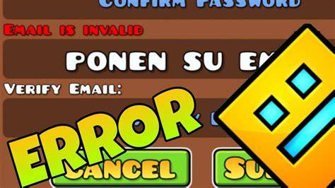 How to fix Geometry Dash "Email is invalid" EASY 2017 YouTube