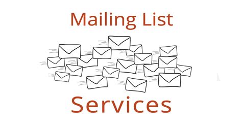 email list services for authors