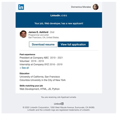 Email Settings Linkedin