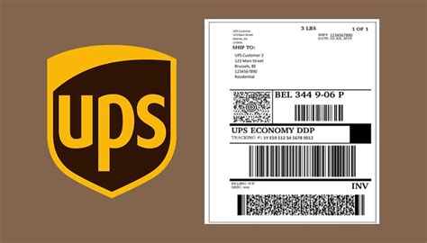 email shipping label ups