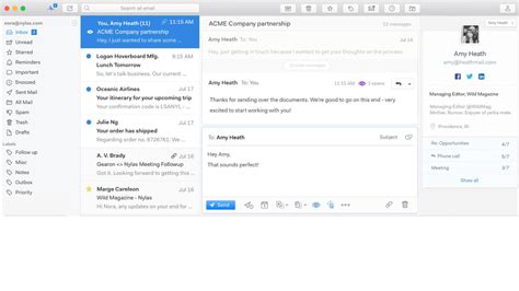 email software for mac os x