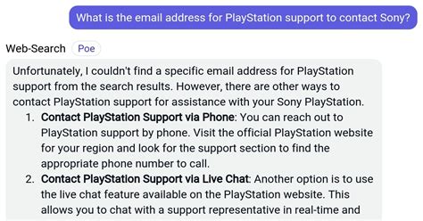 email sony playstation support