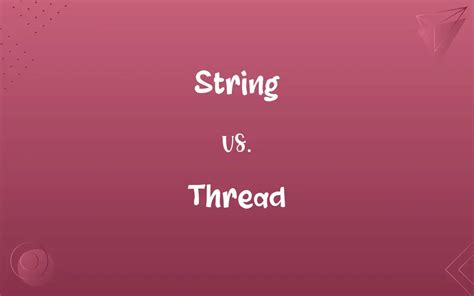 Email String Vs Thread