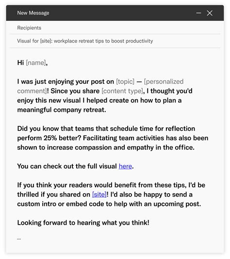 Email Template for Client Outreach