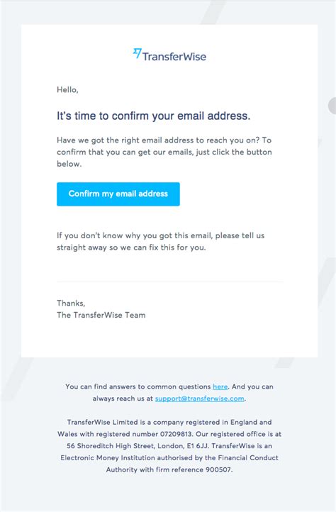 email transferwise