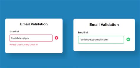 Email Validation Js W3