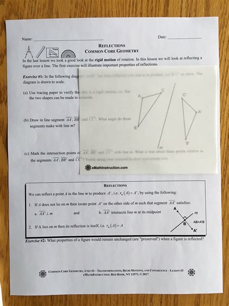 Graphical Features Common Core Algebra 1 Homework Answer Key
