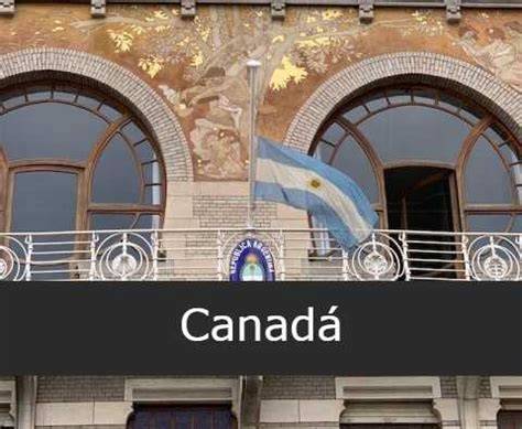 embajada argentina en canada
