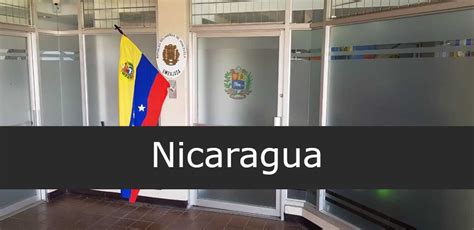 embajada nicaragua en venezuela