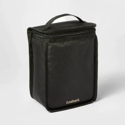 Embark Crush Resistant Lunch Box Black, Ebony Lunch box, Bags, Black