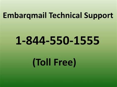 embarqmail tech support number