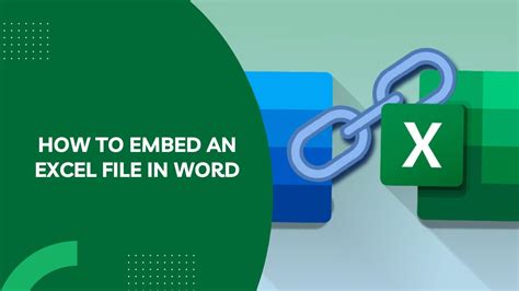 5 Ways Embed Excel