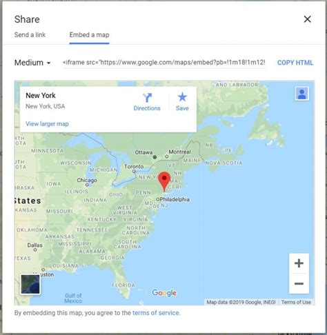 embed google map iframe without api key