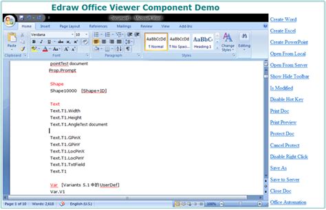 embed html in word document