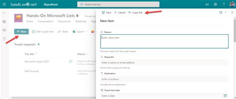embed sharepoint list in word document