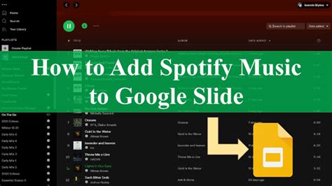 embed spotify playlist in google slides