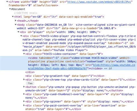 Embed Video Player Html Code