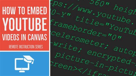 Embed Youtube Video In Canvas Module