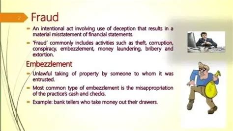 embezzlement examples in business