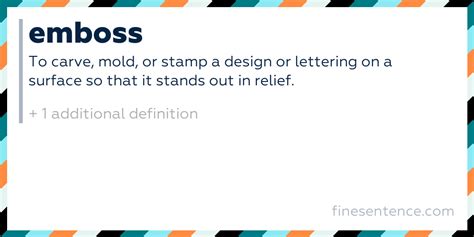 Emboss Name Meaning