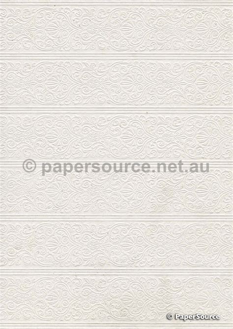 Embossed Border Paper