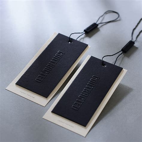 Embossed Custom Hang Tags