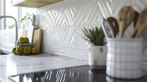 Embossed Kitchen Tiles