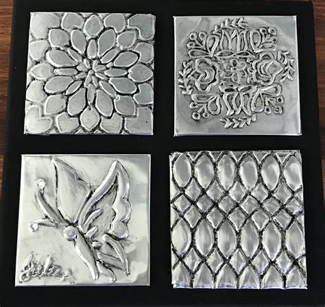 embossed metal sheets for jewelry