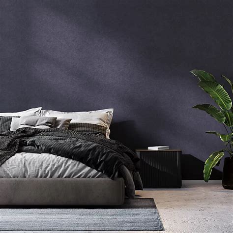 Embossed Navy Wallpaper