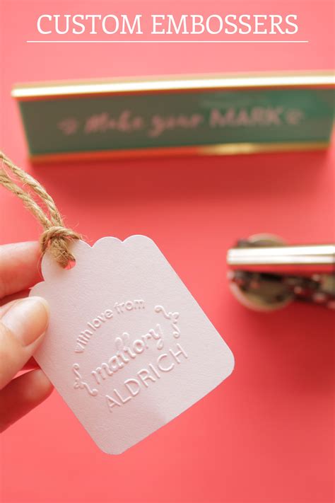 Embosser Gift Tags