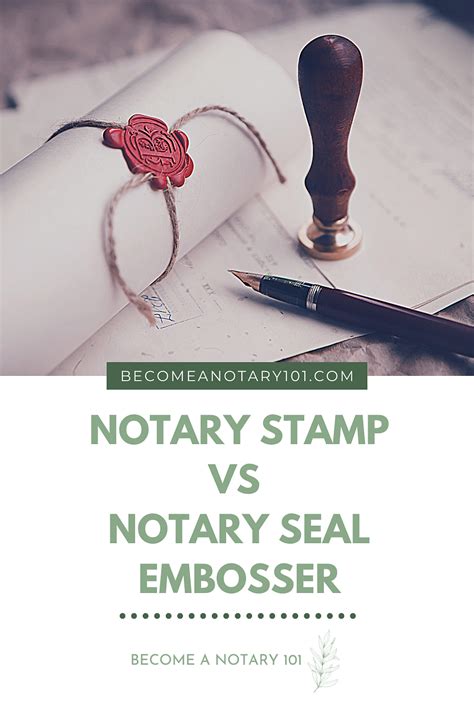 Embosser Vs Notary