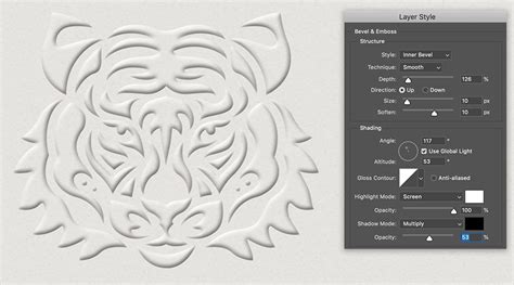 Embossing Effect Photoshop