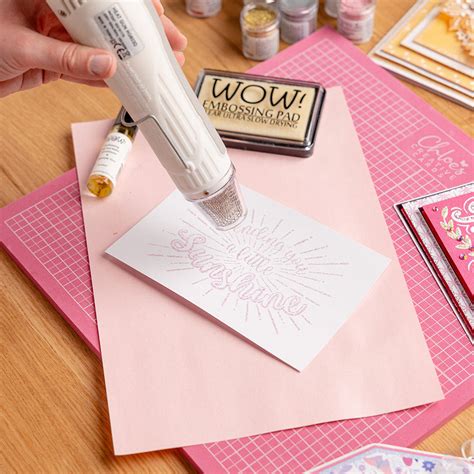 Embossing With Glitter