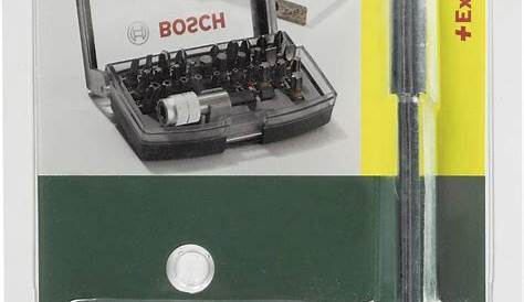 Embout Tournevis Bosch à T25 25mm Extradur 25 Pièces