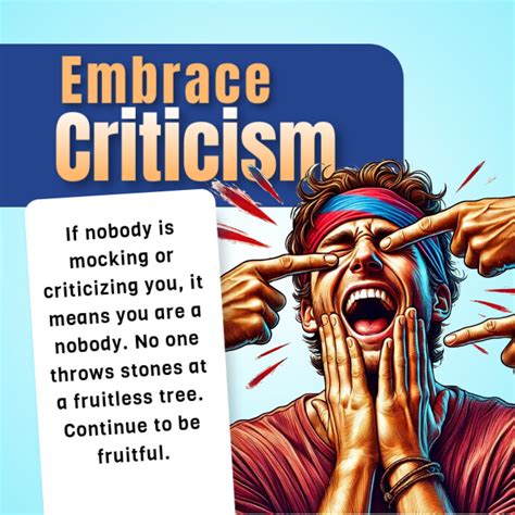 Embrace Criticism Quote