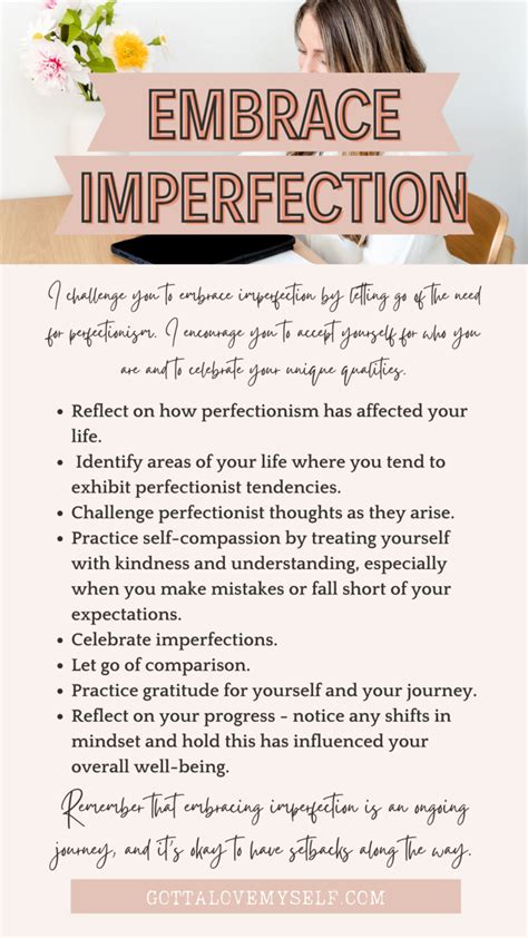Embrace imperfection