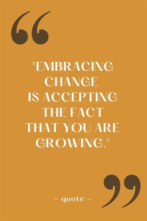 Embracing Change as a Constant