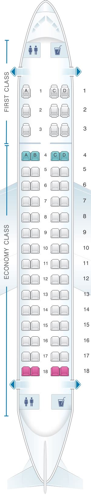 embraer 170 seat map american airlines