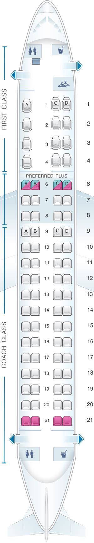 embraer 175 seating chart alaska